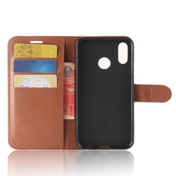 Huawei P30 Lite Pung Taske med Magnetisk Lukning - Brun