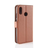 Huawei P30 Lite Pung Taske med Magnetisk Lukning - Brun