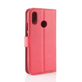 Huawei P30 Lite Pung Taske med Magnetisk Lukning - Rød