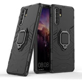 Huawei P30 Pro Hybrid Cover med Ring Holder - Sort