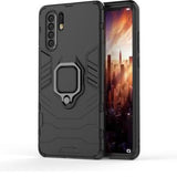 Huawei P30 Pro Hybrid Cover med Ring Holder - Sort