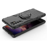 Huawei P30 Pro Hybrid Cover med Ring Holder - Sort