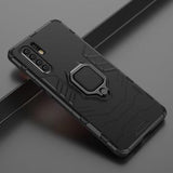 Huawei P30 Pro Hybrid Cover med Ring Holder - Sort