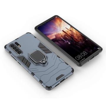Huawei P30 Pro Hybrid Cover med Ring Holder - Blå
