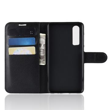 Huawei P30 Pung Taske med Magnetisk Lukning - Sort