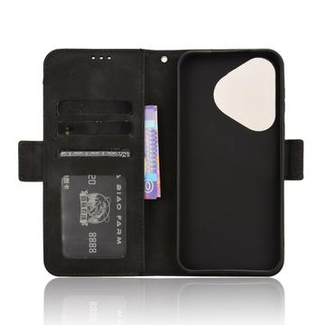 Huawei Pura 70 Pung Cover med Kortholder - Sort