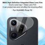 Huawei Pura 70 Imak 2-i-1 HD Kamera Linse Hærdet Glas