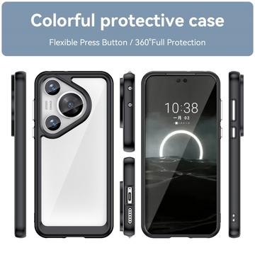 Huawei Pura 70 Pro Anti-Shock Hybrid Cover - Sort