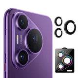 Huawei Pura 70 Pro/70 Pro+ Hat Prince Kamera Linse Skærmbeskyttelse Hærdet Glas - Sort