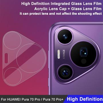 Huawei Pura 70 Pro/70 Pro+ Imak 2-i-1 HD Kamera Linse Hærdet Glas