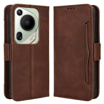 Huawei Pura 70 Ultra/70 Pro Pung Cover med Kortholder - Brun