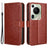 Huawei Pura 70 Ultra/70 Pro Pung Taske med Magnetisk Lukning - Brun