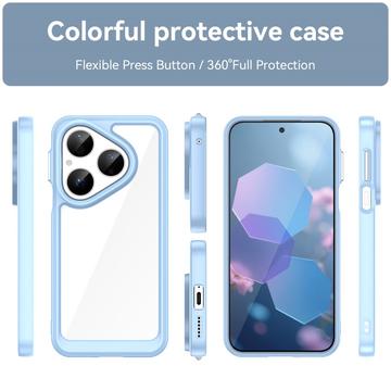 Huawei Pura 80 Anti-Shock Hybrid Cover - Blå