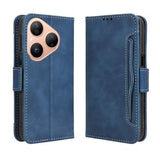 Huawei Pura 80 Kortholder Pung Etui - Blå