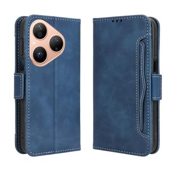 Huawei Pura 80 Kortholder Pung Etui - Blå