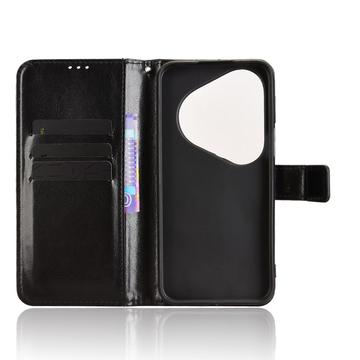 Huawei Pura 80 Pro/80 Pro+ Pung Etui med Stativ - sort