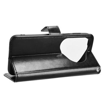 Huawei Pura 80 Pro/80 Pro+ Pung Etui med Stativ - sort