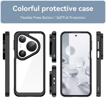 Huawei Pura 80 Pro/80 Pro+/80 Ultra Anti-Shock Hybrid Cover - Sort