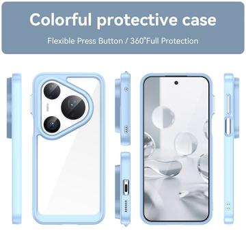 Huawei Pura 80 Pro/80 Pro+/80 Ultra Anti-Shock Hybrid Cover - Blå