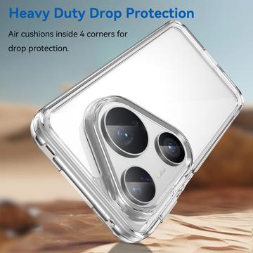 Huawei Pura 80 Pro/80 Pro+/80 Ultra Anti-Shock Hybrid Cover - Gennemsigtig