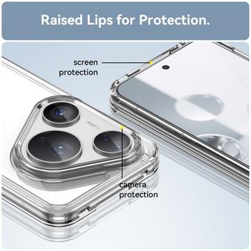 Huawei Pura 80 Pro/80 Pro+/80 Ultra Anti-Shock Hybrid Cover - Gennemsigtig