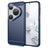 Huawei Pura 80 Pro/80 Pro+/80 Ultra Børstet TPU Cover - Karbonfiber - blå