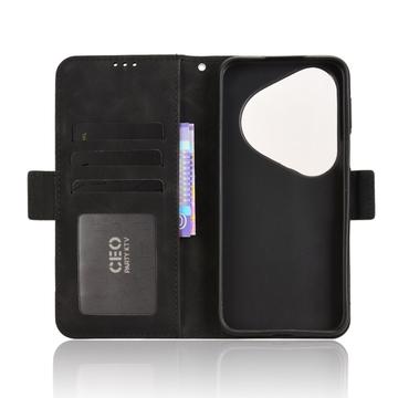 Huawei Pura 80 Pro/80 Pro+ Kortholder Pung Etui - Sort