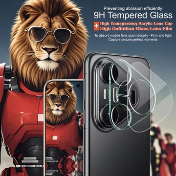 Huawei Pura 80 Pro/80 Pro+ Imak 2-i-1 HD Kamera Linse Hærdet Glas