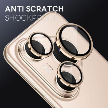 Huawei Pura 80 Pro/80 Pro+ Northjo kameralinsebeskyttelsessæt - guld