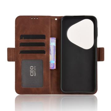 Huawei Pura 80 Ultra Kortholder Pung Etui - Brun