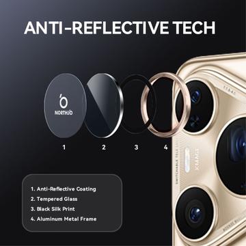 Huawei Pura 80 Ultra Northjo kameralinsebeskyttelsessæt - guld
