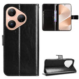 Huawei Pura 80 Pung Etui med Stativ - sort