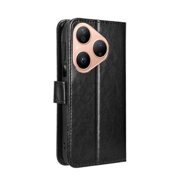 Huawei Pura 80 Pung Etui med Stativ - sort
