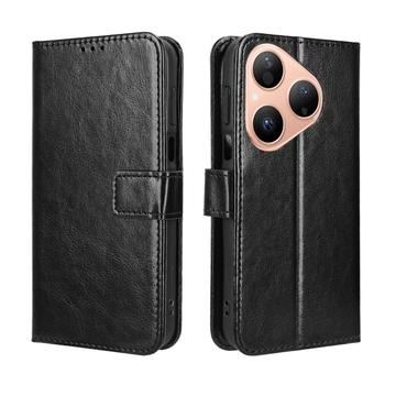 Huawei Pura 80 Pung Etui med Stativ - sort