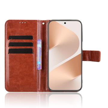 Huawei Pura 80 Pung Etui med Stativ - Brun