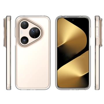 Huawei Pura 90 Pro Max Skridsikkert TPU Cover - Gennemsigtig
