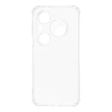 Huawei Pura 90 Pro Max Stødsikkert Silikone Cover - Gennemsigtig
