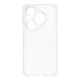 Huawei Pura 90 Pro Stødsikkert Silikone Cover - Gennemsigtig