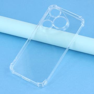 Huawei Pura 90 Pro Stødsikkert Silikone Cover - Gennemsigtig