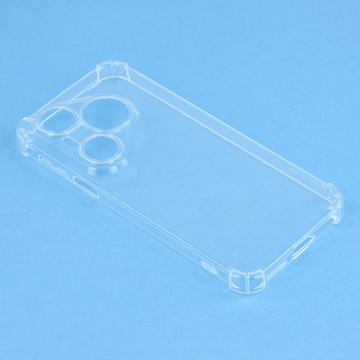Huawei Pura 90 Pro Stødsikkert Silikone Cover - Gennemsigtig