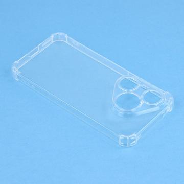 Huawei Pura 90 Pro Stødsikkert Silikone Cover - Gennemsigtig