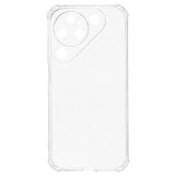Huawei Pura 90 Stødsikkert Silikone Cover - Gennemsigtig