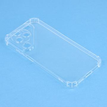 Huawei Pura 90 Stødsikkert Silikone Cover - Gennemsigtig