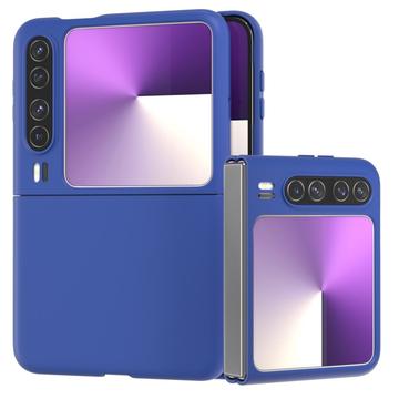 Huawei Pura X Gummibelagt Plastik Cover - Blå
