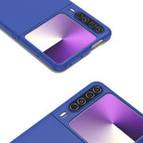 Huawei Pura X Gummibelagt Plastik Cover - Blå
