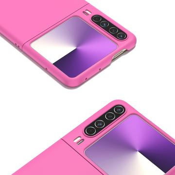 Huawei Pura X Gummibelagt Plastik Cover - Pink
