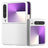 Huawei Pura X Gummibelagt Plastik Cover - Hvid