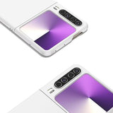 Huawei Pura X Gummibelagt Plastik Cover - Hvid