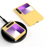 Huawei Pura X Gummibelagt Plastik Cover - Gul
