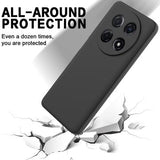 Huawei nova 13i Flydende silikone cover med håndrem - sort